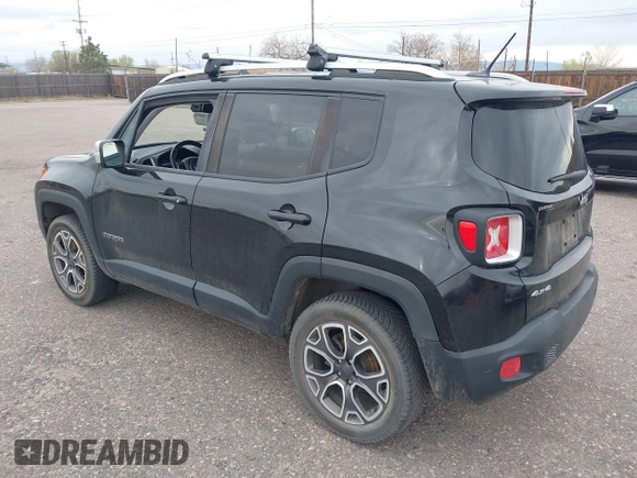 2017 Jeep Renegade Limited z VIN ZACCJBDB7HPF32725, wystawiony jako IAAI lot #41942878 z przebiegiem 65 563 mil mil oraz . Historia ofert i sprzedaży dostępna na DreamBid. Obrazek 3.