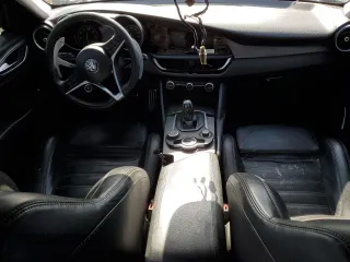 2018 Alfa Romeo Giulia Ti Sport with VIN ZARFAECN0J7591456, listed as a Copart auction lot 51618733 with 0 mi miles. Bid and sale history available at carsss.com. Image 8.
