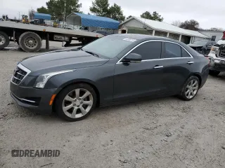2015 Cadillac ATS Sedan Luxury RWD with VIN 1G6AB5RA8F0137724, listed as a Copart auction lot 44696515 with 113,650 mi miles and Salvage Title. Bid and sale history available at carsss.com. Image 1.