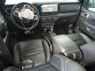 2024 Jeep Wrangler Sahara with VIN 1C4PJXEN2RW109269, listed as a Copart auction lot 47631435 with 21,130 mi miles and Salvage Title. Bid and sale history available at carsss.com. Image 8.