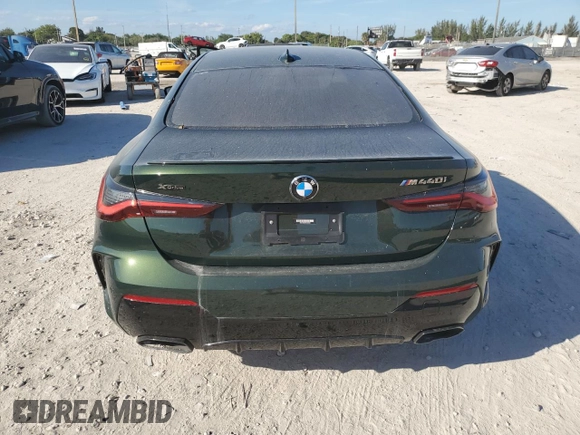 2023 BMW 4 Series M440i xDrive with VIN WBA13AR03PCM86264, listed as a Copart auction lot 47460525 with 7,881 mi miles and Clean Title. Bid and sale history available at DreamBid. Image 6.