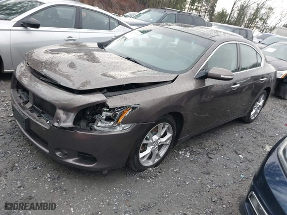 2013 Nissan Maxima 3.5 SV w/Premium Pkg with VIN 1N4AA5AP5DC819199, listed as a IAAI auction lot 41519631 with 122,934 mi miles. Bid and sale history available at carsss.com. Image 2.