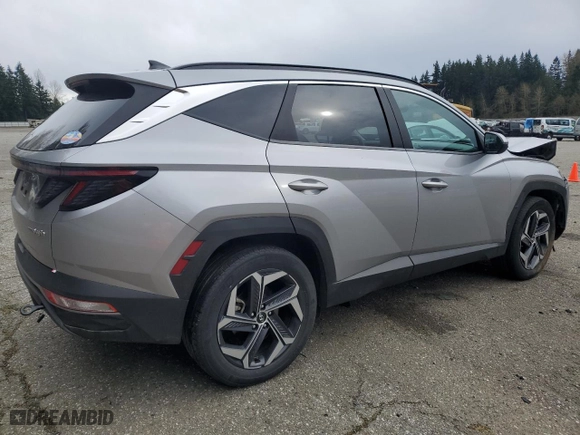 2022 Hyundai Tucson Hybrid SEL Convenience with VIN KM8JFCA18NU036476, listed as a Copart auction lot 49847165 with 49,247 mi miles and Salvage Title. Bid and sale history available at carsss.com. Image 3.