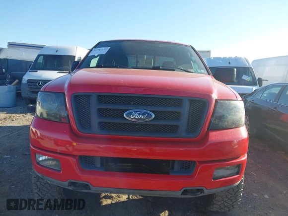 2004 Ford F-150 XLT with VIN 1FTPX14524NA28252, listed as a IAAI auction lot 41753719 with 165,179 mi miles. Bid and sale history available at carsss.com. Image 6.