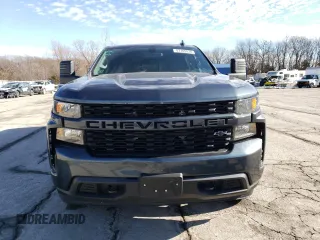 2021 Chevrolet Silverado 1500 Custom with VIN 3GCPYBEH1MG174260, listed as a Copart auction lot 87165514 with 46,231 mi miles and Salvage Title. Bid and sale history available at DreamBid. Image 5.