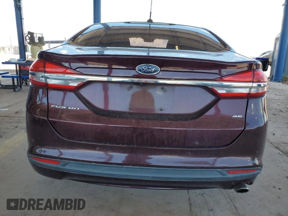 2017 Ford Fusion SE с VIN 3FA6P0H77HR247606, выставлен на аукционе Copart как лот 64849325 с пробегом 79 590 миль миль и Списание • Salvage title. История ставок и продаж доступна на DreamBid. Изображение 6.