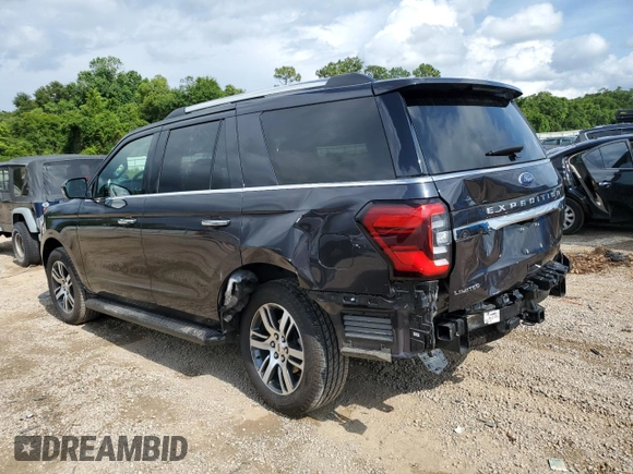 2024 Ford Expedition Limited с VIN 1FMJU1K81REA45719, выставлен на аукционе Copart как лот 59582435 с пробегом 24 540 миль миль и Чистый • Clean title. История ставок и продаж доступна на DreamBid. Изображение 2.
