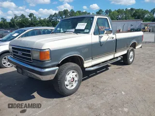 1989 Ford F-250 with VIN 1FTEF26Y2KNB61498, listed as a IAAI auction lot 42551001 with 50,222 mi miles and . Bid and sale history available at DreamBid. Image 2.