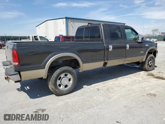 2005 Ford F-350 XL with VIN 1FTWW31P25EA80854, listed as a Copart auction lot 50900185 with Not provided miles and Salvage title. Bid and sale history available at DreamBid. Image 3.