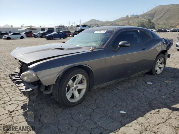 2014 Dodge Challenger SXT with VIN 2C3CDYAG3EH206562, listed as a Copart auction lot 46366115 with 130,415 mi miles and Salvage Title. Bid and sale history available at carsss.com. Image 1.