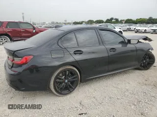2020 BMW 3 Series M340i with VIN 3MW5U7J01L8B26649, listed as a Copart auction lot 62209814 with 49,731 mi miles and Salvage Title. Bid and sale history available at carsss.com. Image 3.