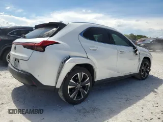 2022 Lexus UX 200 with VIN JTHP3JBH2N2046468, listed as a Copart auction lot 60145295 with 46,107 mi miles and Salvage title. Bid and sale history available at DreamBid. Image 3.