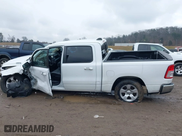 2019 Ram 1500 Big Horn/Lone Star with VIN 1C6RRFFG2KN866588, listed as a IAAI auction lot 41429338 with 78,986 mi miles. Bid and sale history available at carsss.com. Image 14.