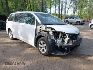 2011 Toyota Sienna LE AAS with VIN 5TDKK3DC5BS074247, listed as a IAAI auction lot 42096751 with 241,555 mi miles. Bid and sale history available at carsss.com. Image 1.