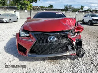 2017 Lexus RC F F z VIN JTHHP5BC8H5006161, wystawiony jako Copart lot #88627715 z przebiegiem 45 235 mil mil oraz Szkoda całkowita • Salvage title. Historia ofert i sprzedaży dostępna na DreamBid. Obrazek 5.