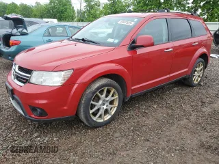 2018 Dodge Journey R/T with VIN 3C4PDDFG9JT477013, listed as a Copart auction lot 59597695 with 151,102 mi miles and Salvage title. Bid and sale history available at DreamBid. Image 1.
