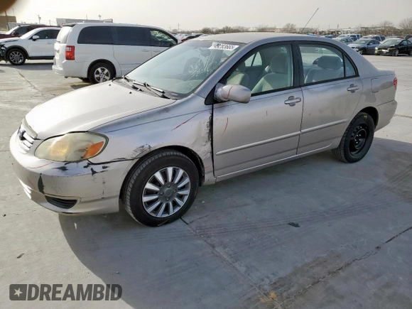 2003 Toyota Corolla CE with VIN 1NXBR32E13Z099137, listed as a Copart auction lot 49283665 with 219,671 mi miles and Salvage Title. Bid and sale history available at DreamBid. Image 1.