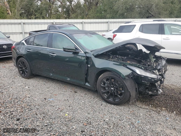 2021 Cadillac CT5 Premium Luxury with VIN 1G6DN5RK7M0113392, listed as a Copart auction lot 42806355 with 30,385 mi miles and Salvage Title. Bid and sale history available at carsss.com. Image 4.