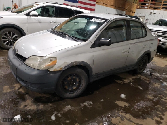 2001 Toyota ECHO with VIN JTDBT123810170265, listed as a Copart auction lot 78328604 with 128,273 mi miles and Salvage Title. Bid and sale history available at carsss.com. Image 1.