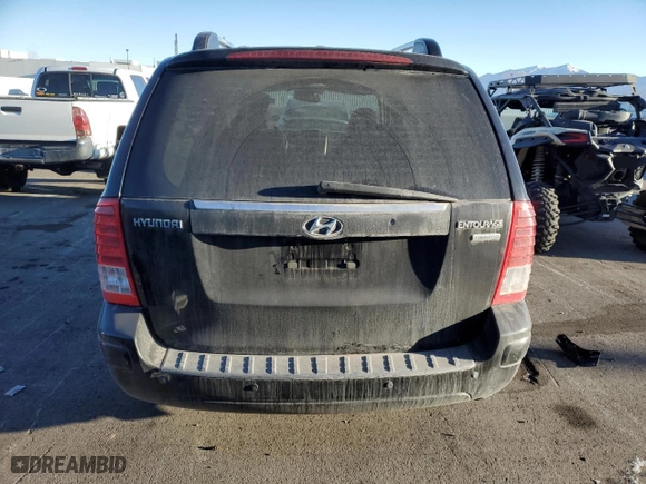 2007 Hyundai Entourage GLS with VIN KNDMC233476012055, listed as a Copart auction lot 89397435 with 0 mi miles and Salvage Title. Bid and sale history available at carsss.com. Image 6.