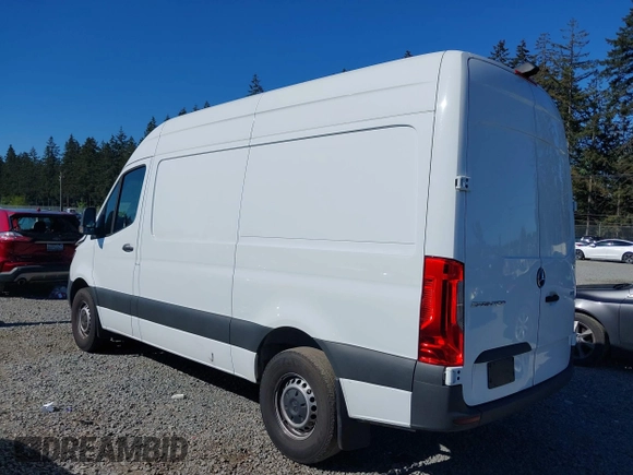 2023 Mercedes-Benz Sprinter Cargo with VIN W1Y4KBHY4PT139571, listed as a IAAI auction lot 42137852 with 13,304 mi miles. Bid and sale history available at carsss.com. Image 3.