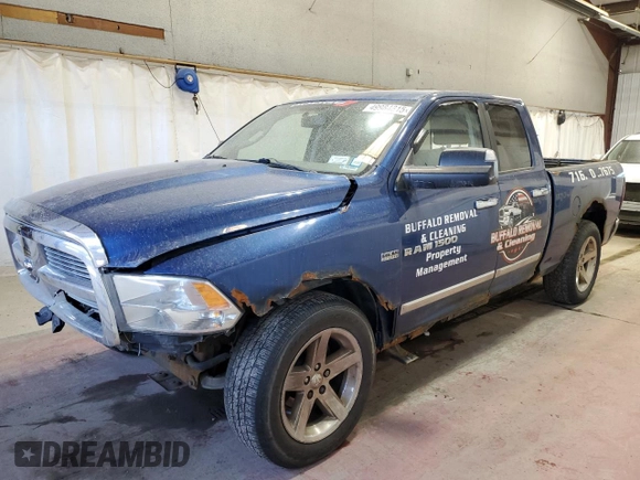 2011 Ram 1500 ST with VIN 1D7RV1GT6BS563291, listed as a Copart auction lot 49984815 with 167,510 mi miles and Clean Title. Bid and sale history available at carsss.com. Image 1.