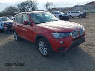 2015 BMW X3 xDrive28i z VIN 5UXWX9C5XF0D52529, wystawiony jako IAAI lot #41538442 z przebiegiem 134 971 mil mil oraz . Historia ofert i sprzedaży dostępna na DreamBid. Obrazek 1.