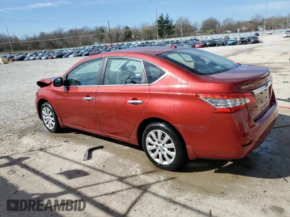 2015 Nissan Sentra SV with VIN 3N1AB7AP9FL682426, listed as a Copart auction lot 49405085 with 121,075 mi miles and Salvage Title. Bid and sale history available at DreamBid. Image 2.