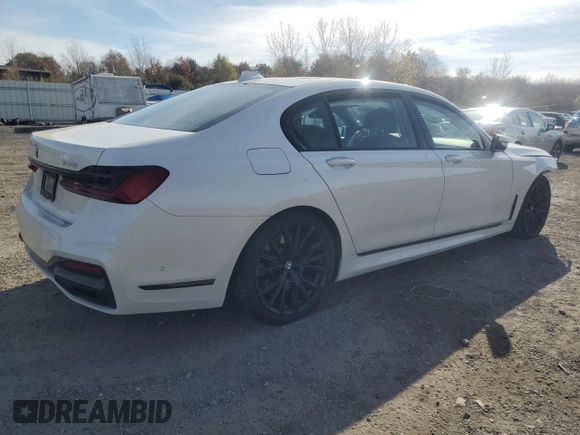 2022 BMW 7 Series 750i xDrive с VIN WBA7U2C03NCJ55428, выставлен на аукционе Copart как лот 78729204 с пробегом Не указан миль и Списание • Salvage title. История ставок и продаж доступна на DreamBid. Изображение 3.