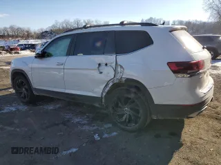2023 Volkswagen Atlas 3.6L V6 SE w/Technology with VIN 1V2HR2CA7PC532989, listed as a Copart auction lot 42375345 with 24,026 mi miles and Salvage Title. Bid and sale history available at carsss.com. Image 2.