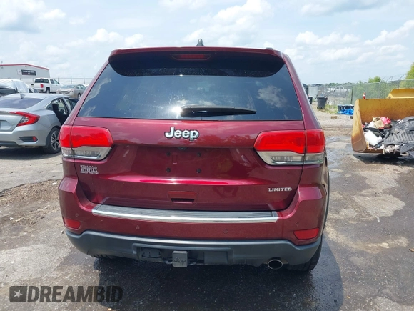 2017 Jeep Grand Cherokee Limited z VIN 1C4RJEBGXHC752018, wystawiony jako IAAI lot #42253593 z przebiegiem 127 721 mil mil oraz . Historia ofert i sprzedaży dostępna na DreamBid. Obrazek 16.