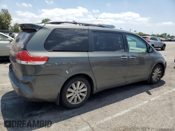 2012 Toyota Sienna XLE with VIN 5TDDK3DC1CS043460, listed as a Copart auction lot 64900495 with 190,187 mi miles and Clean title. Bid and sale history available at DreamBid. Image 3.