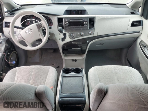 2012 Toyota Sienna LE with VIN 5TDJK3DC8CS047122, listed as a Copart auction lot 52036115 with 76,869 mi miles and Salvage Title. Bid and sale history available at carsss.com. Image 8.