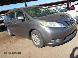 2013 Toyota Sienna XLE AAS with VIN 5TDYK3DC8DS340244, listed as a IAAI auction lot 41631448 with 151,985 mi miles. Bid and sale history available at carsss.com. Image 1.