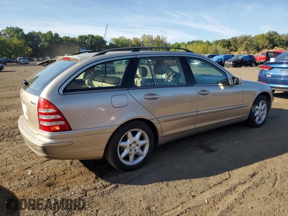2003 Mercedes-Benz C with VIN WDBRH84JX3F393992, listed as a Copart auction lot 70216234 with 120,608 mi miles and Salvage title. Bid and sale history available at DreamBid. Image 3.