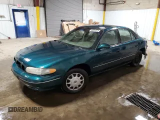 1998 Buick Century Custom with VIN 2G4WS52M4W1514072, listed as a Copart auction lot 49261675 with 0 mi miles and Salvage Title. Bid and sale history available at carsss.com. Image 1.