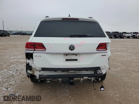 2023 Volkswagen Atlas 3.6L V6 SE w/Technology with VIN 1V2KR2CA8PC546230, listed as a Copart auction lot 44684615 with 54,050 mi miles and Salvage Title. Bid and sale history available at carsss.com. Image 6.