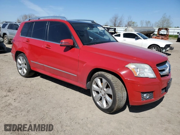 2011 Mercedes-Benz GLK 350 with VIN WDCGG5GB8BF548708, listed as a Copart auction lot 47630365 with 165,282 mi miles and Salvage Title. Bid and sale history available at DreamBid. Image 4.