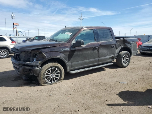 2020 Ford F-150 XL with VIN 1FTEW1EP7LFB65335, listed as a Copart auction lot 50292475 with 62,196 mi miles and Salvage Title. Bid and sale history available at carsss.com. Image 1.