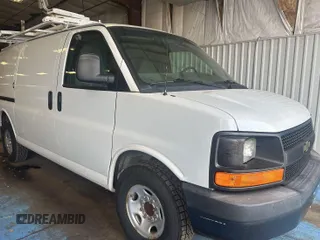 2013 Chevrolet Express Cargo with VIN 1GCWGFCA4D1142736, listed as a IAAI auction lot 42854305 with 128,585 mi miles and . Bid and sale history available at DreamBid. Image 26.