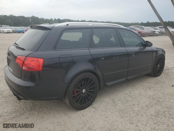 2008 Audi S4 with VIN WAUUL78E78A167041, listed as a Copart auction lot 71202534 with 103,365 mi miles and Salvage Title. Bid and sale history available at carsss.com. Image 3.