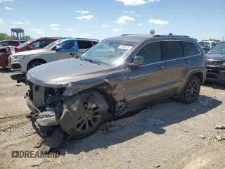 2016 Jeep Grand Cherokee Laredo with VIN 1C4RJFAG3GC343462, listed as a Copart auction lot 56986475 with 100,240 mi miles and Salvage title. Bid and sale history available at DreamBid. Image 1.
