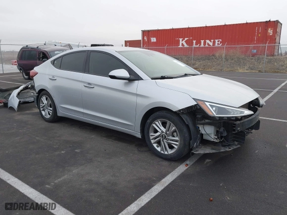 2019 Hyundai Elantra Preferred with VIN KMHD84LF7KU773329, listed as a IAAI auction lot 41434350 with 63,484 mi miles. Bid and sale history available at carsss.com. Image 1.