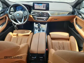 2021 BMW 5 Series 530i xDrive with VIN WBA13BJ00MWX12997, listed as a Copart auction lot 60900435 with 55,064 mi miles and Salvage title. Bid and sale history available at DreamBid. Image 8.