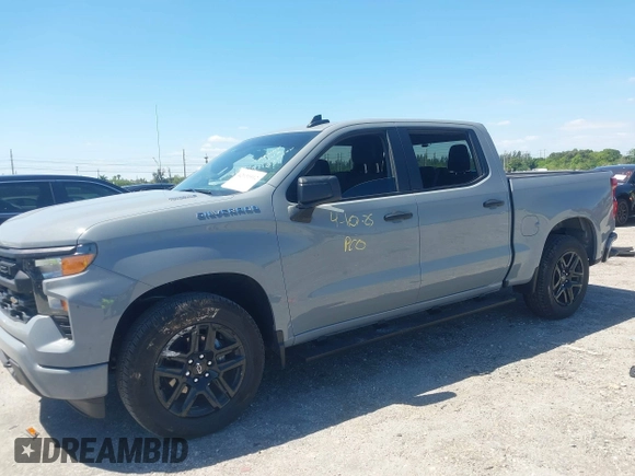 2024 Chevrolet Silverado 1500 Custom with VIN 1GCPABEK7RZ406786, listed as a IAAI auction lot 42031912 with Not Provided miles and . Bid and sale history available at DreamBid. Image 17.