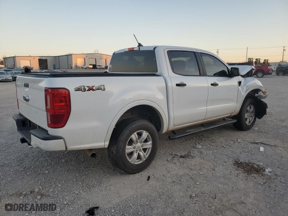 2020 Ford Ranger XL with VIN 1FTER4FH6LLA93643, listed as a Copart auction lot 87582125 with 0 mi miles and Salvage Title. Bid and sale history available at carsss.com. Image 3.