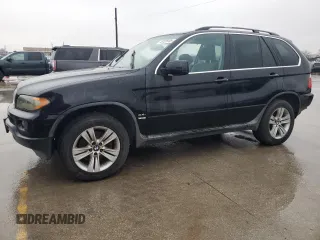 2006 BMW X5 4.4i with VIN 5UXFB53566LV23523, listed as a Copart auction lot 43126135 with 105,313 mi miles and Clean Title. Bid and sale history available at carsss.com. Image 1.
