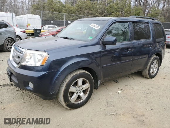 2009 Honda Pilot EX-L with VIN 5FNYF48519B031846, listed as a Copart auction lot 47084245 with 144,498 mi miles and Salvage Title. Bid and sale history available at carsss.com. Image 1.