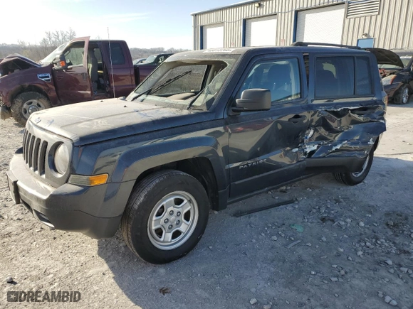 2015 Jeep Patriot Sport with VIN 1C4NJPBB7FD164373, listed as a Copart auction lot 48613765 with 85,027 mi miles and Salvage Title. Bid and sale history available at carsss.com. Image 1.