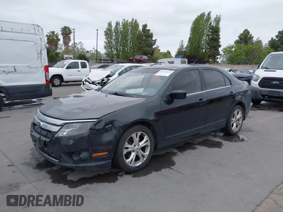 2012 Ford Fusion SE with VIN 3FAHP0HA1CR381248, listed as a IAAI auction lot 42120526 with 233,348 mi miles. Bid and sale history available at carsss.com. Image 6.
